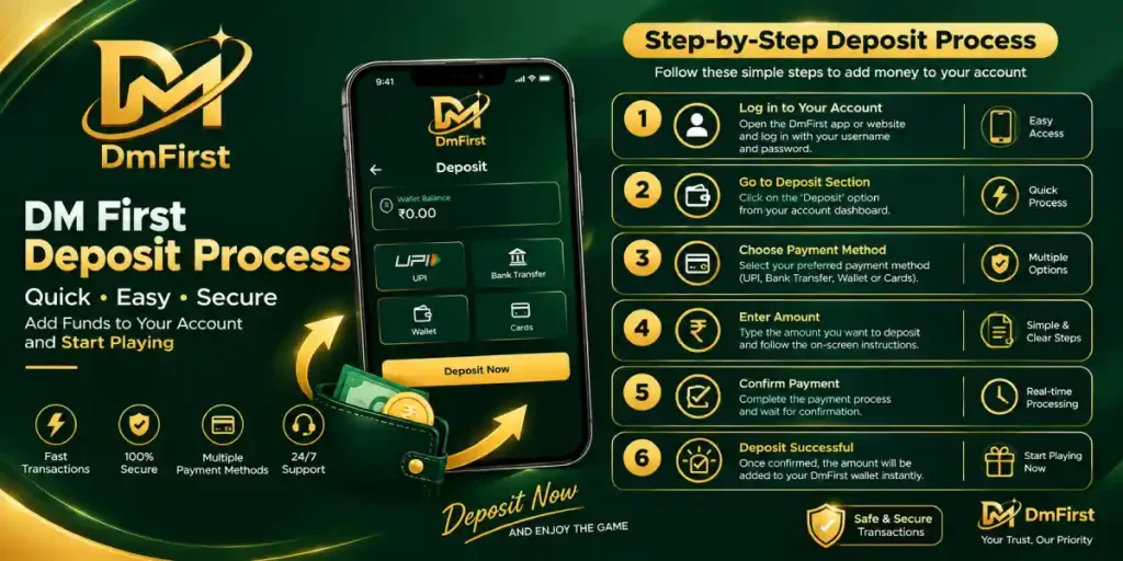 dm first deposit